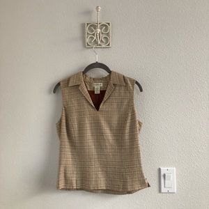 Herringbone Sleeveless Vest